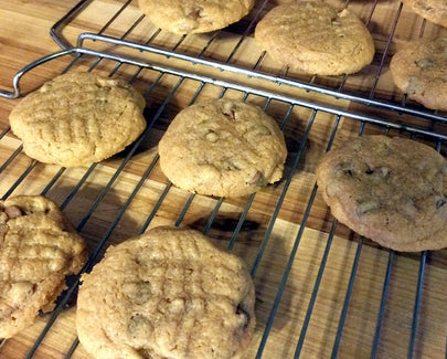 cookies on cooling rack