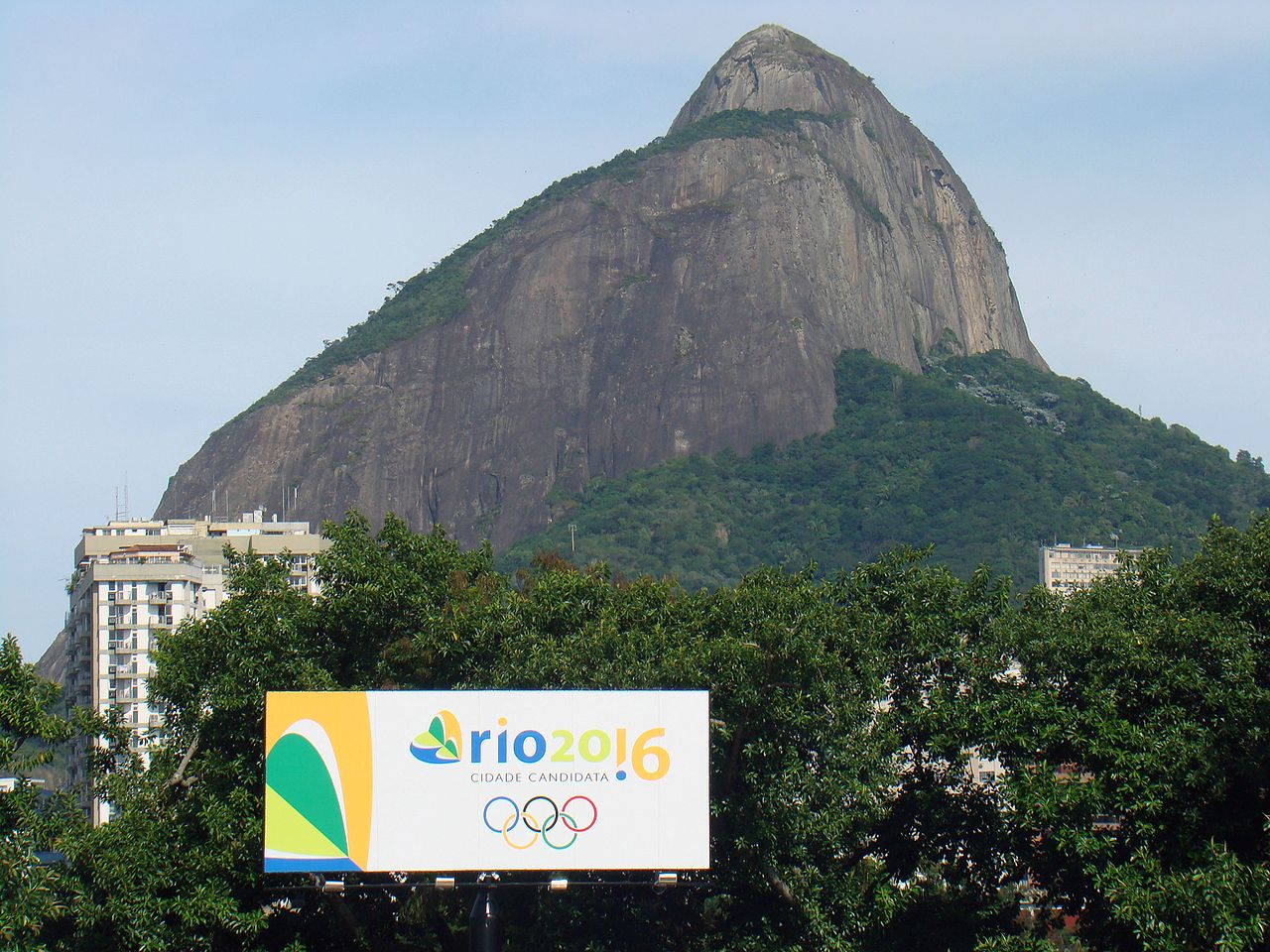 Rio de Janeiro bid banner for the 2016 Summer Olympics