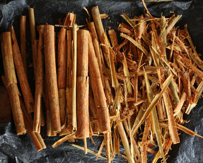 a number of cinnamon sticks