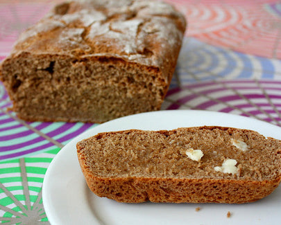 sliced bread on table