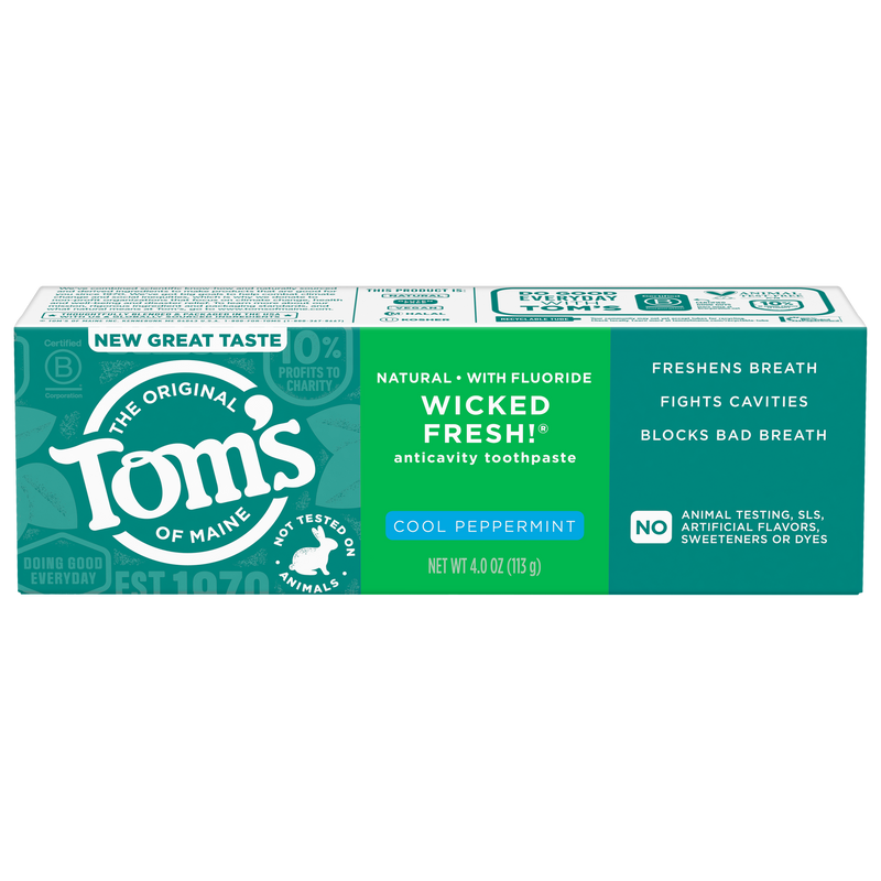 Wicked Fresh! Cool Peppermint Fluoride Natural Toothpaste