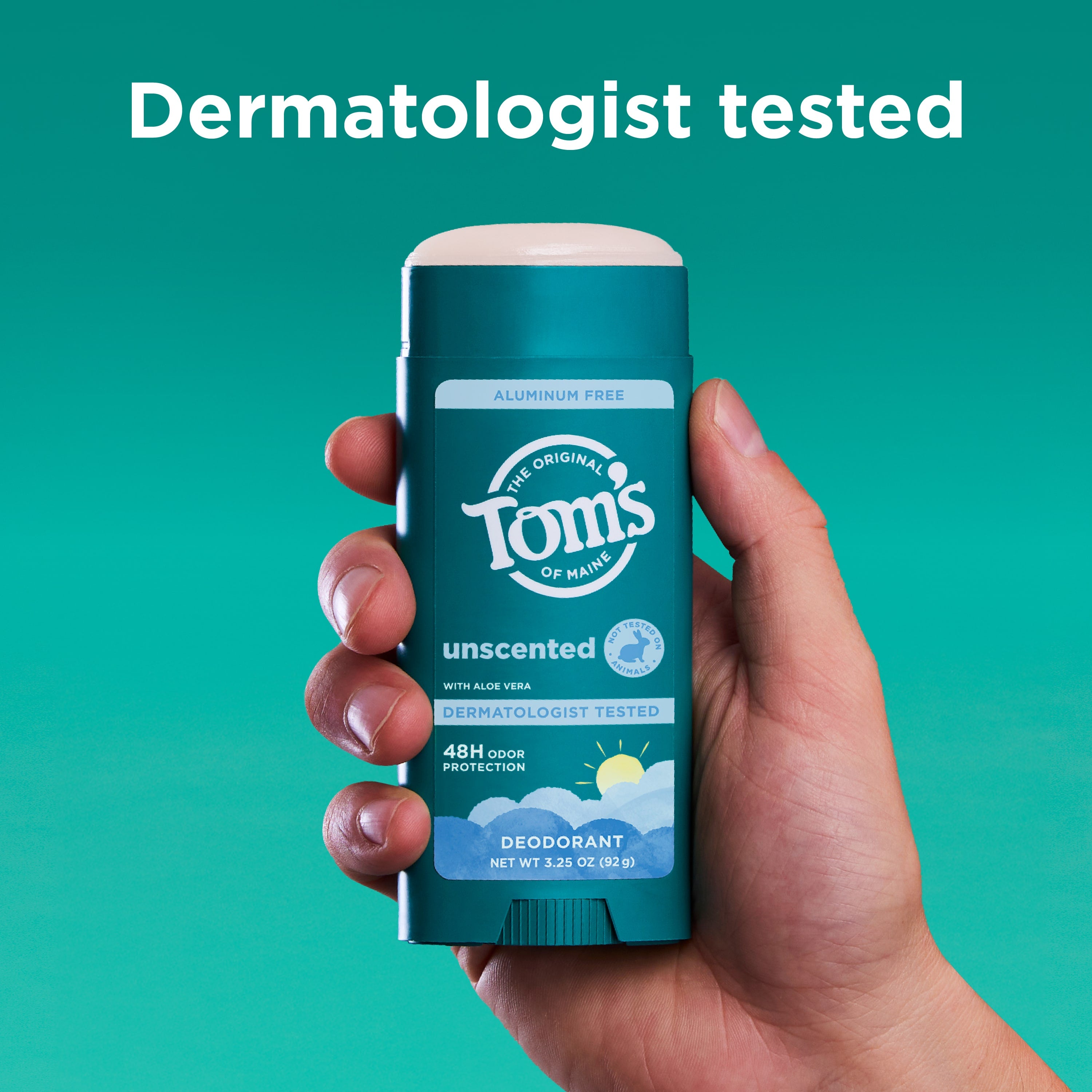Unscented Aluminum Free Deodorant – Tom's of Maine