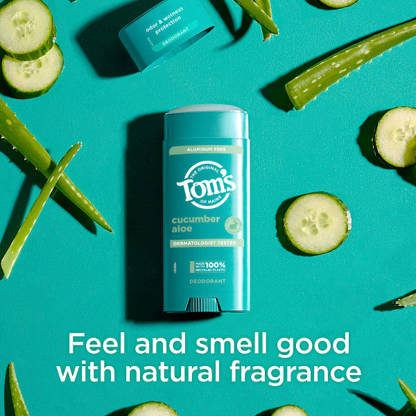 cucumber aloe Tom's of Maine Aluminum Free Deodorant