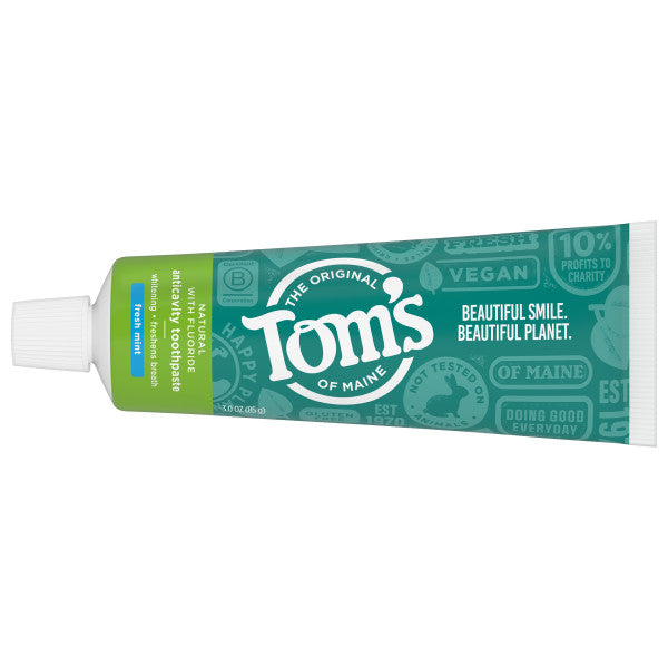 Grab n' Go Whitening Anticavity Soothing Mint Toothpaste - Tom's of Maine