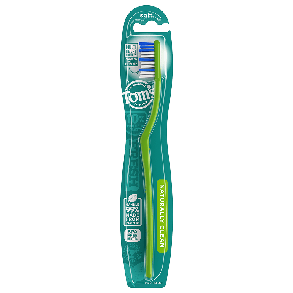 Soft Adult Manual Naturally Clean Toothbrush - Tom's of Maine
