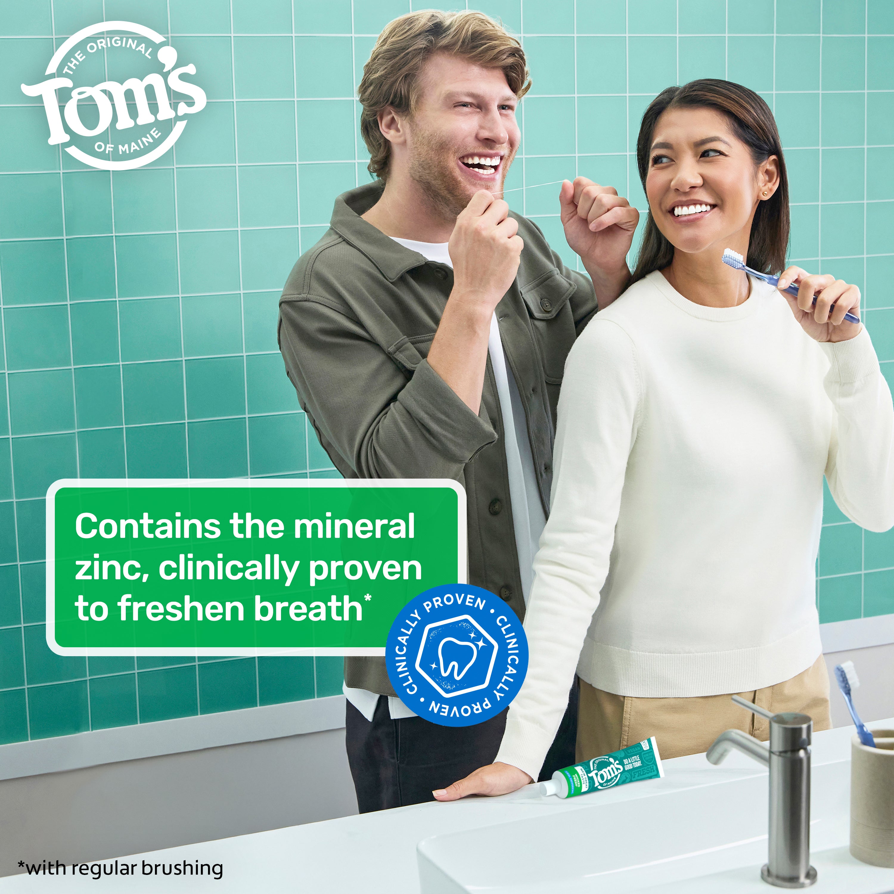 Wicked Fresh! Cool Peppermint Anticavity Toothpaste - Tom's of Maine
