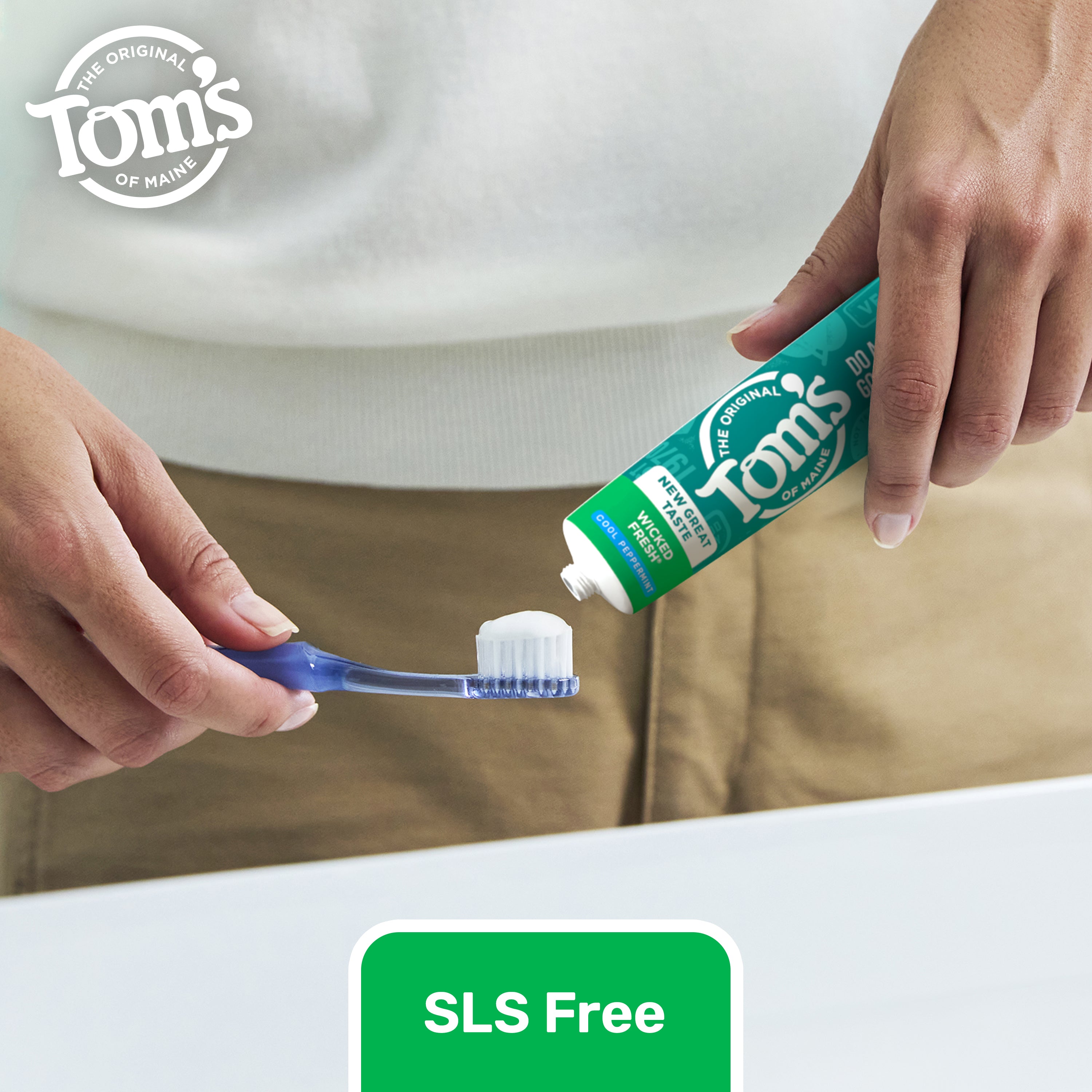 Wicked Fresh! Cool Peppermint Anticavity Toothpaste - Tom's of Maine