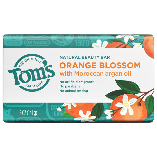 Orange Blossom Natural Beauty Bar Soap - Tom's of Maine