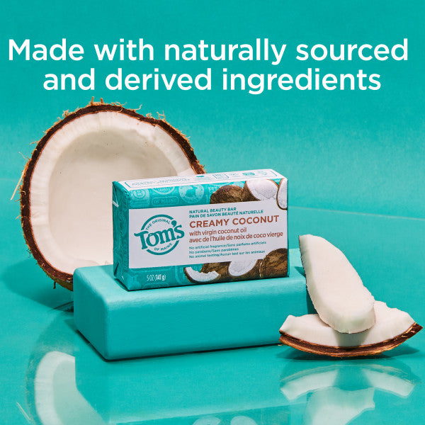 coconut and palm oil free soap Creamy Coconut Natural Beauty Bar Soap