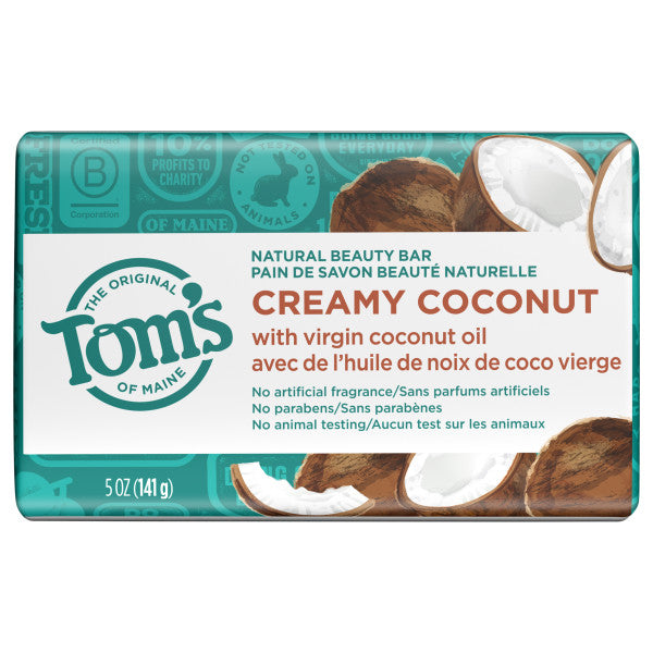 Creamy Coconut Natural Beauty Bar Soap - Tom's of Maine