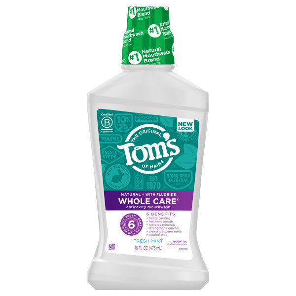 Fresh Mint Whole Care® Mouthwash - Tom's of Maine