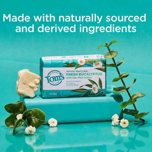 Natural Beauty Bar Soap in Fresh Eucalyptus 3 pack - Tom's of Maine