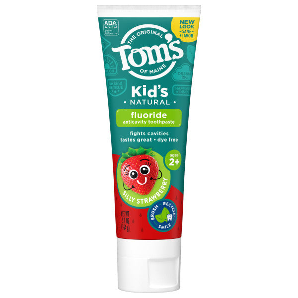Silly Strawberry Kids Anticavity Toothpaste - Tom's of Maine