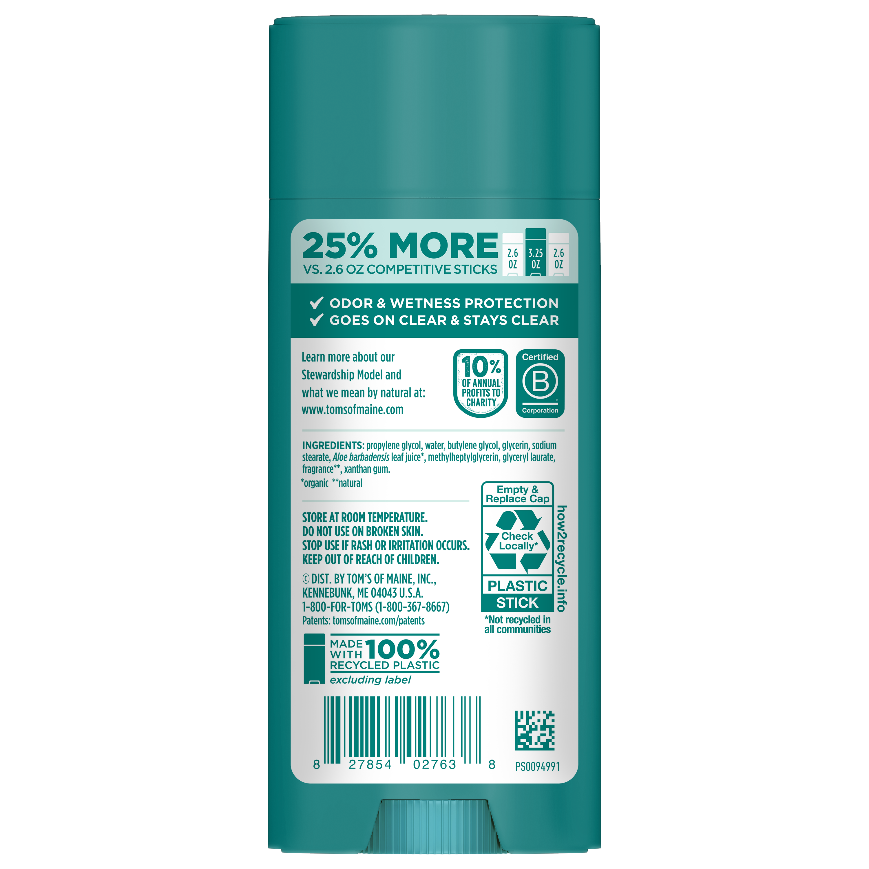 Moonlit Meadow Deodorant - Tom's of Maine